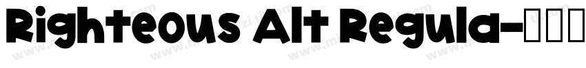 Righteous Alt Regula字体转换